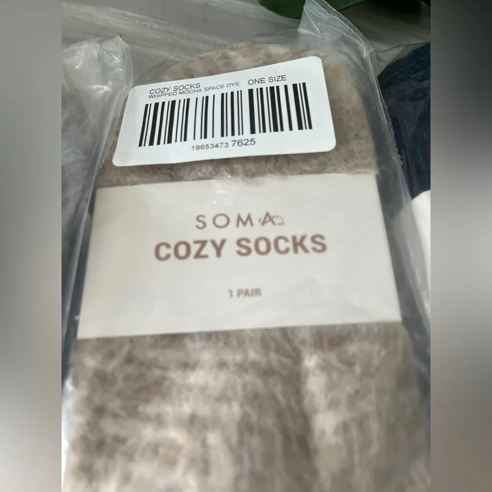 Soma cozy socks (4 pair) 1 of each color